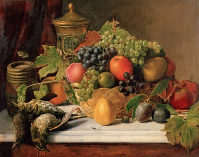 Stilleben, 1800-talet av F. Heine