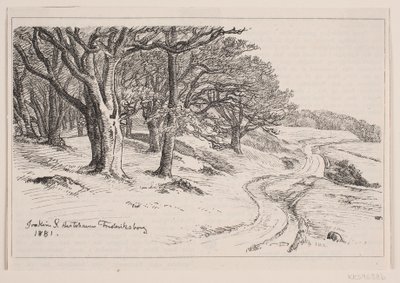 Från Hestehaven, Frederiksborg av F. Hendriksen