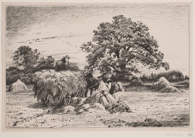 Höstlandskap av F. Hendriksen