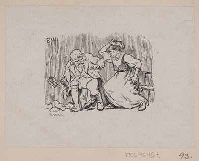 Illustration för "Askungen som fick prinsessan att ljuga" av F. Hendriksen
