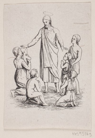 Kristus och de små barnen av F. Hendriksen