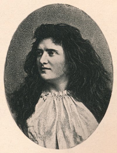 Fanny Moody, c1890, 1895 av F. Jenkins Heliog