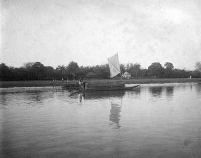 Hooghly River, Alipore, Indien, 1905-1906 av F. L. Peters