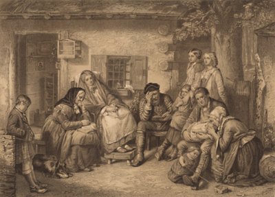 "Söndag i Kanadas bakskog", 1886 av F Lefrancq