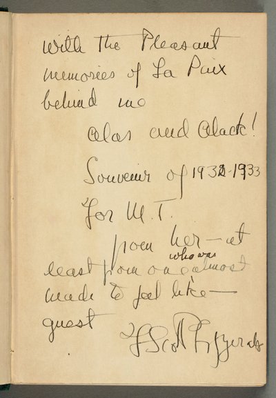 Signerad kopia av "The Great Gatsby" av F. Scott Fitzgerald