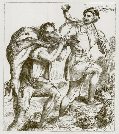 Robin Hood och Little John av F. Tayler