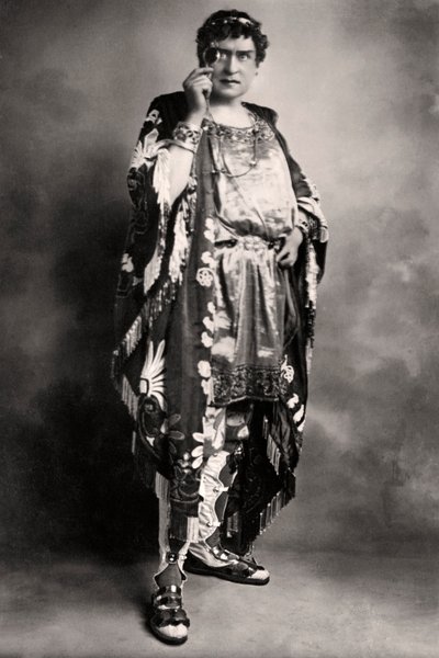 Herbert Beerbohm Tree 1853-1917, engelsk skådespelare, tidigt 1900-tal. av F. W. Burford