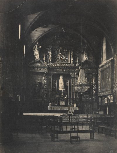 Kyrkans interiör, ca. 1855. av Farnham Maxwell Lyte