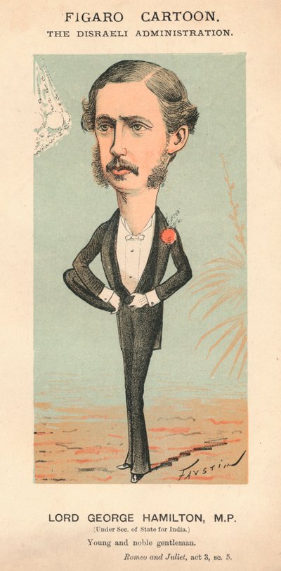 Lord George Hamilton, M.P., c1870 av Faustin