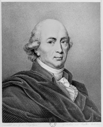Porträtt av Johann Gottfried Herder av Faustino Anderloni