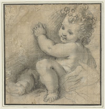 Kristusbarn med Marias hand av Federico Barocci