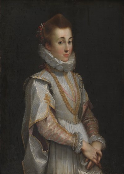 Porträtt av en ung dam av Federico Barocci