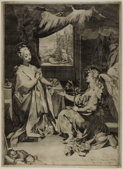 Bebådelsen av Federico Barocci
