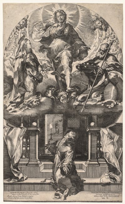 Franciskus vision, 1581. av Federico Barocci