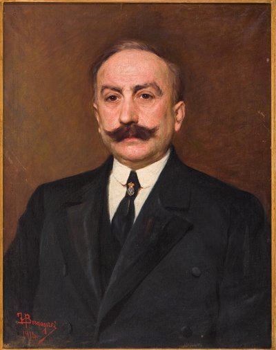Porträtt av en man, av Federico Bernagozzi (olja på duk) av Federico Bernagozzi