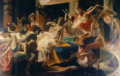 Messalinas orgier av Federico Faruffini