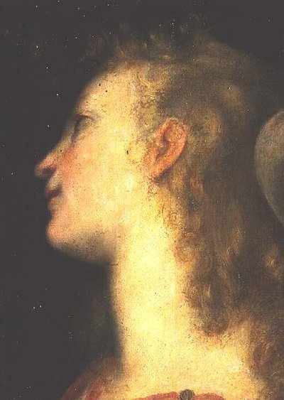 Huvudet av en ängel av Federico Fiori Barocci or Baroccio