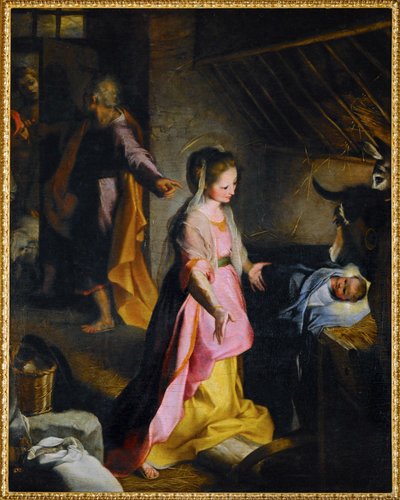 Födelsekyrkan ... (målning på duk) av Federico Fiori Barocci or Baroccio