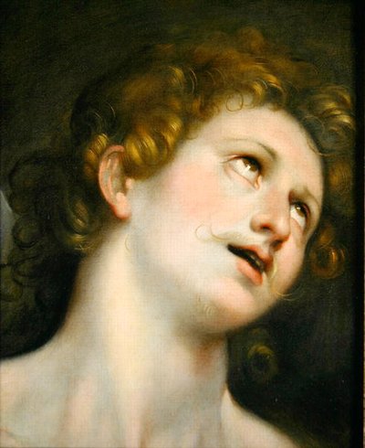 St. Sebastian (olja på papper på duk) av Federico Fiori Barocci or Baroccio