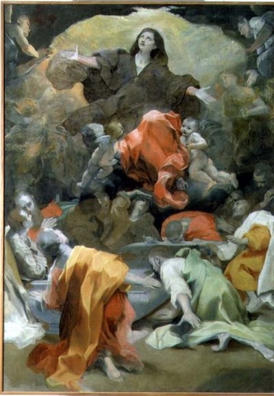 Jungfruns antagande av Federico Fiori Barocci or Baroccio