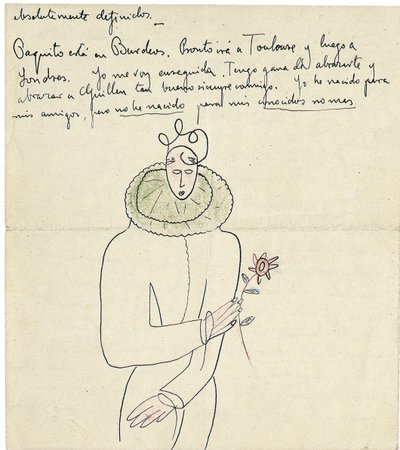 Autografbrev till Melchor Fernandez Almagro, Granada, slutet av januari 1926 av Federico Garcia Lorca