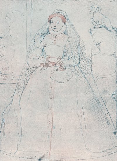 Elizabeth I, drottning av England och Irland, 1575 av Federico Zuccaro