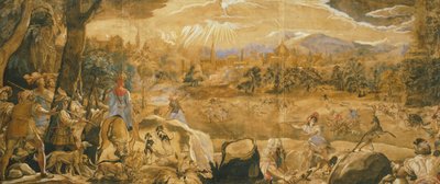 Jaktscen med imaginära Florens, av Federico Zuccaro (cirka 1540-1609) av Federico Zuccaro