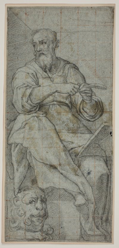 Markus evangelisten av Federico Zuccaro