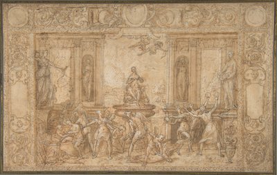 Studie för The Allegory of Spring, 1579. av Federico Zuccaro