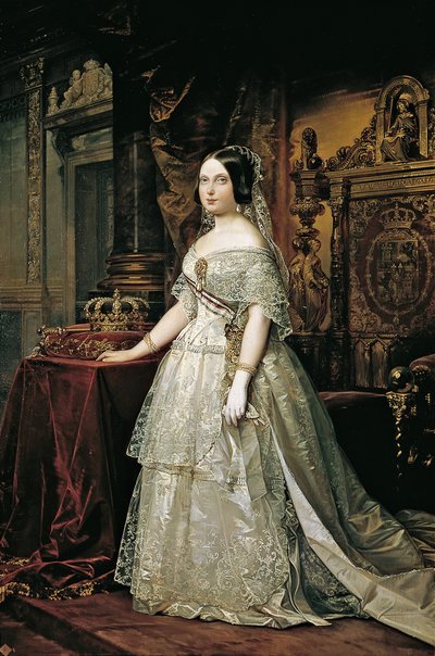 Isabella II av Spanien av Federico de Madrazo y Kuntz