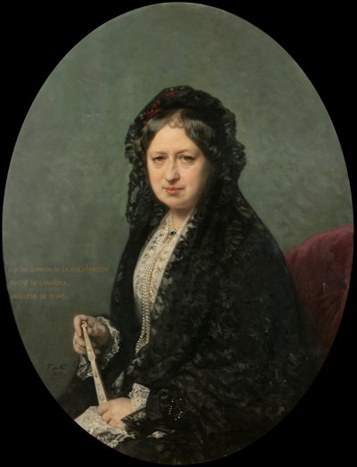 María Encarnación Cueto de Saavedra, hertiginna av Rivas av Federico de Madrazo y Kuntz
