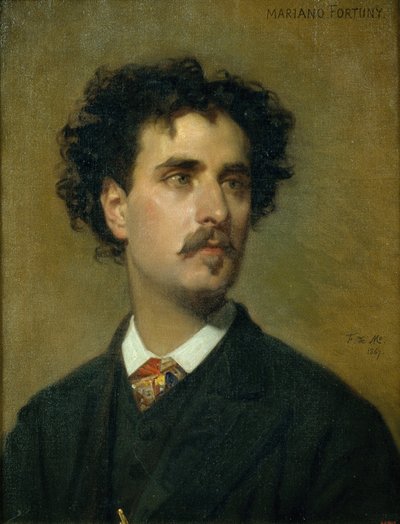 Porträtt av Marià Fortuny av Federico de Madrazo y Kuntz