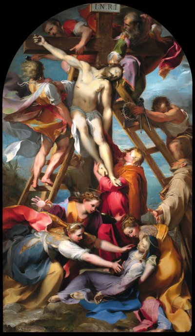 Nedstigningen från korset, 1569. av Federigo Barocci