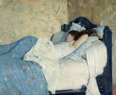 I sängen, 1878. av Federigo Zandomeneghi
