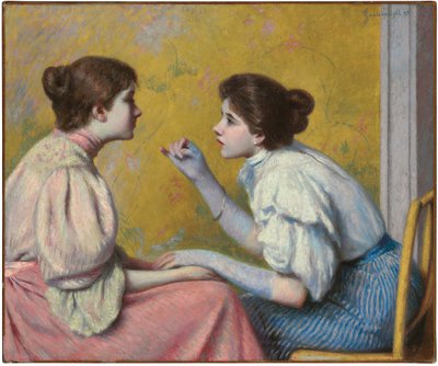 Intressant konversation, 1895 av Federigo Zandomeneghi