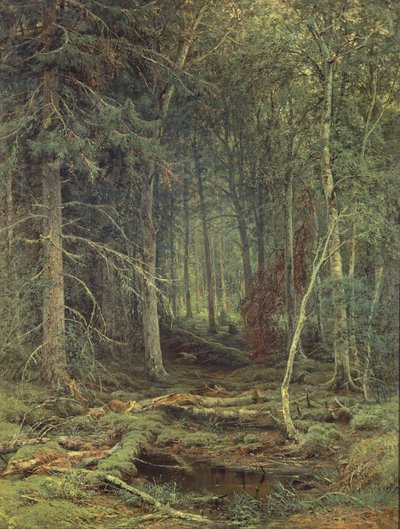 Träsket i skogen, hösten 1872 av Fedor Aleksandrovich Vasiliev