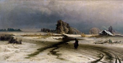 The Thaw, 1871 av Fedor Aleksandrovich Vasiliev