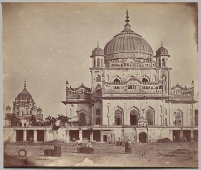 Liten moské i Kaiserbagh av Felice A. Beato