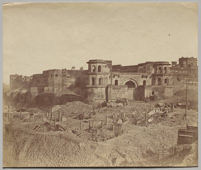 Mucha Bawn, eller det gamla citadellet i Lucknow av Felice A. Beato