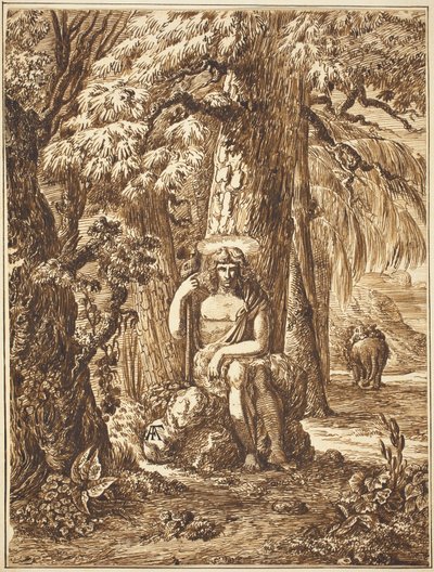 Johannes Döparen i vildmarken av Felice Albites