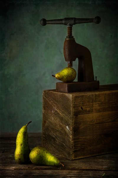 Pears och Vintage Press av Felice Angelino