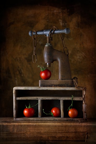 Rustik tomatpress av Felice Angelino