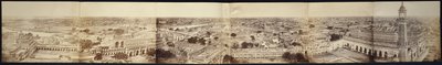 (Panorama of Lucknow, tagen från Kaiserbagh Palace) av Felice Beato