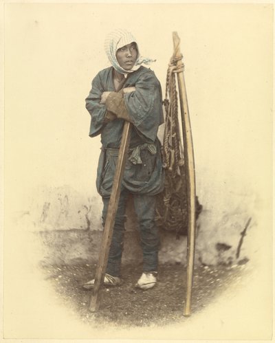 [En japansk kontraktsanställd arbetare] av Felice Beato