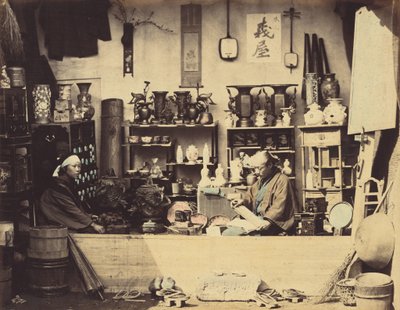 Curio Shop av Felice Beato