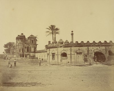 Exteriör av The Secundra Bagh av Felice Beato