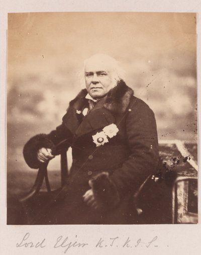 James Bruce åttonde earl av Elgin, 1860 av Felice Beato