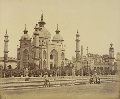 [Moské i Hussainabad Imambara] av Felice Beato