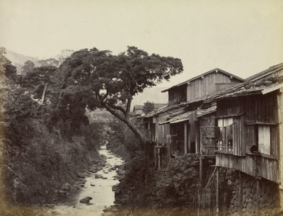Ursprungsstaden Nagasaki av Felice Beato