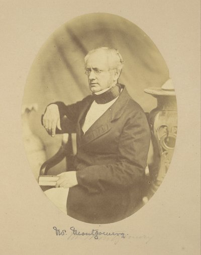 Porträtt av Sir Robert Montgomery, Esq., B.C.S, Chief Commissioner i Oude av Felice Beato